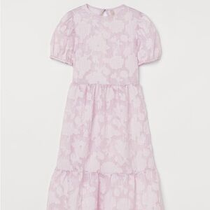 H&M light purple Jacquard-patterned Dress